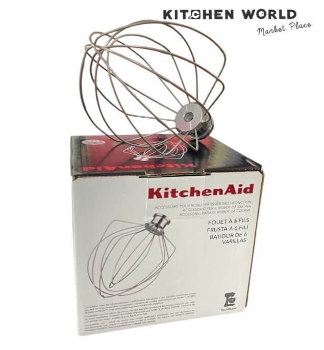 หัวตีตะกร้ออลูมิเนียม KITCHENAID ASS-KA-5KSMBL6W สำหรับรุ่น 5 และ 6 ควอร์ต